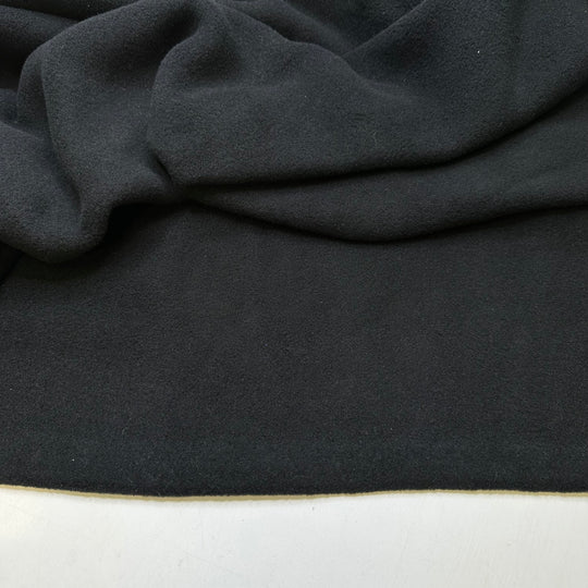 New Years Resolution - Fleece Poly Woven - Black - 1M Bundle