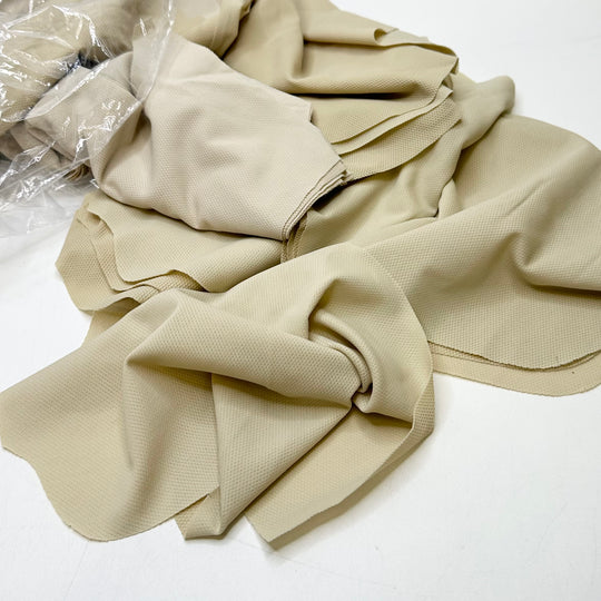 Sports Mesh Scrap Pack - Sport Mesh Poly/Spandex Knit - Light White/Beige - Bundles