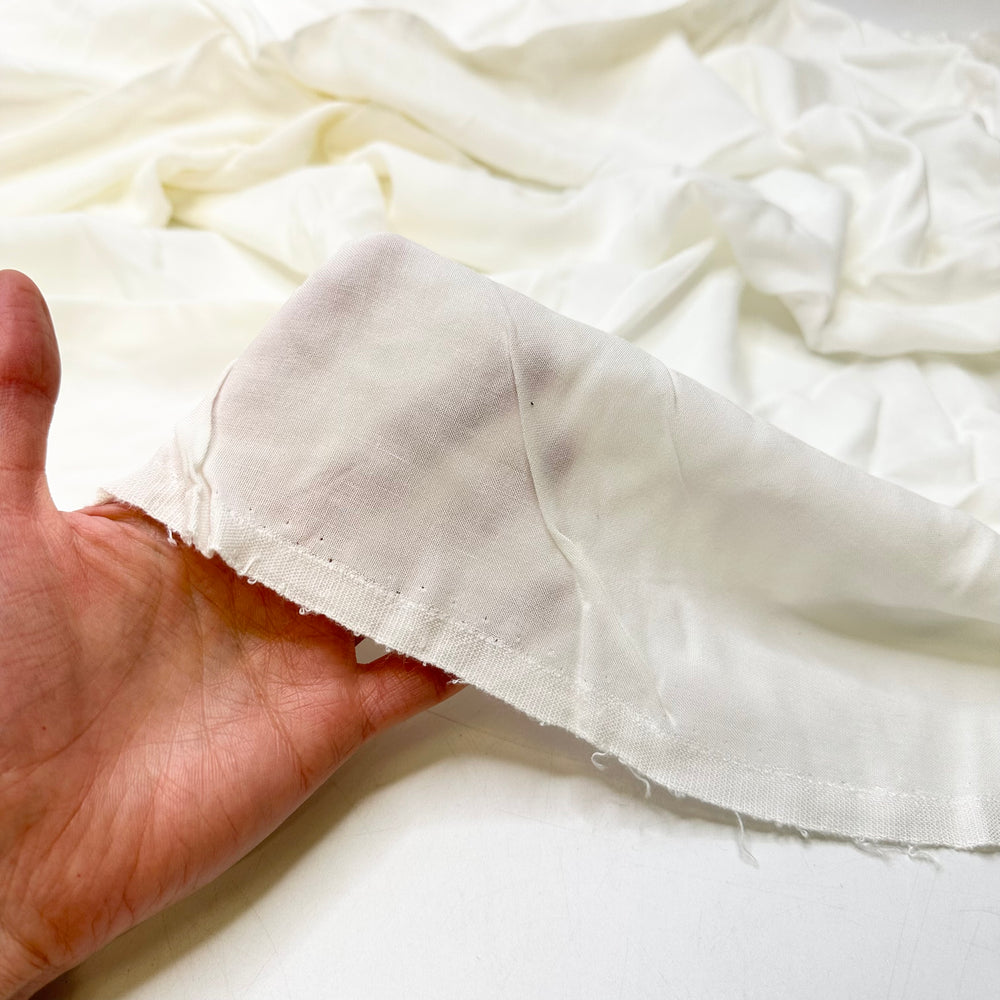 Ironing Out My Problems - Bamboo Blend Woven - Cream - 2.5M Bundle