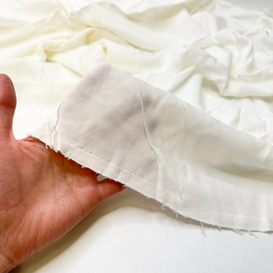 Ironing Out My Problems - Bamboo Blend Woven - Cream - 2.5M Bundle