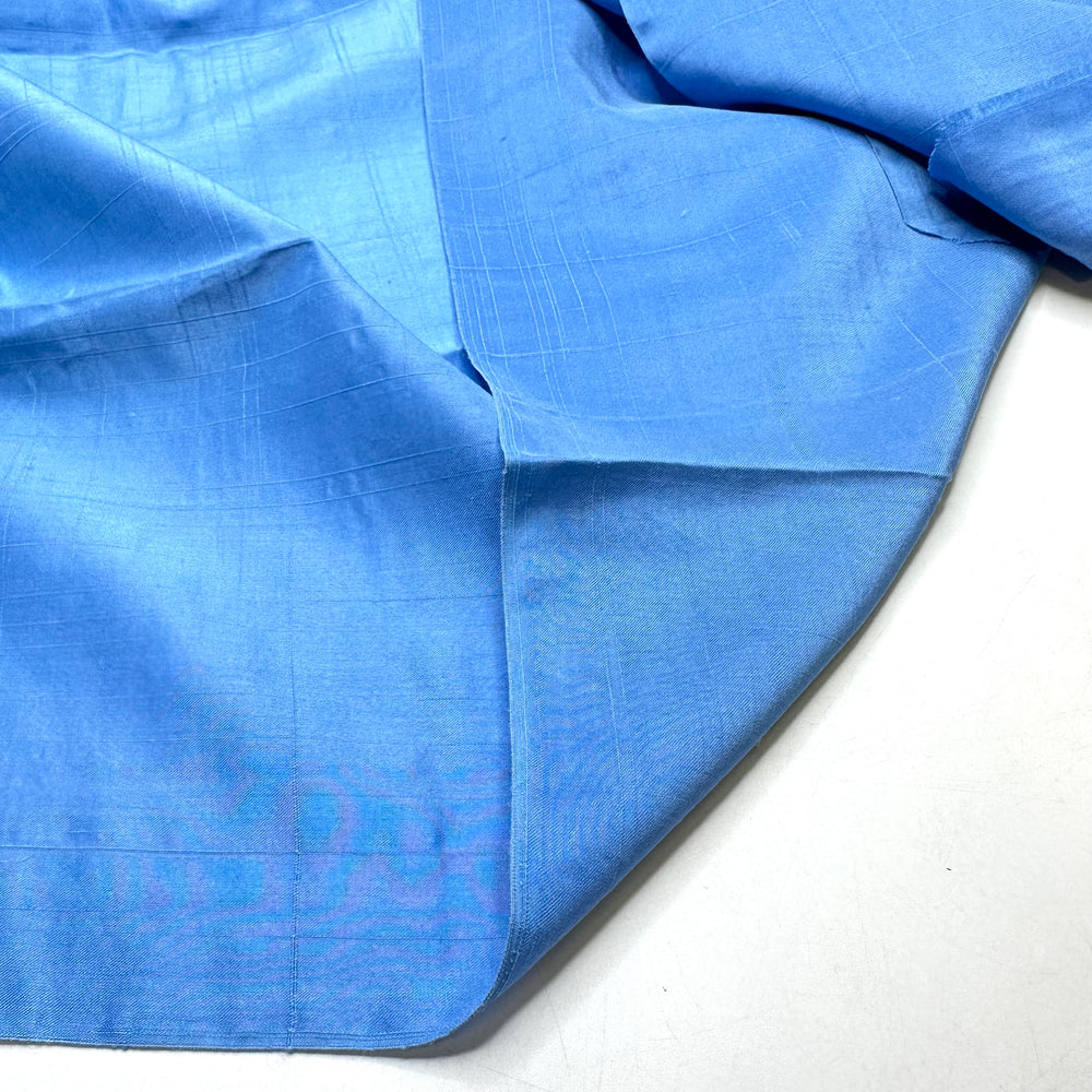 Sewing Serendipity - Slub In The Weave Silk Woven - Blue - 2.3M Bundle
