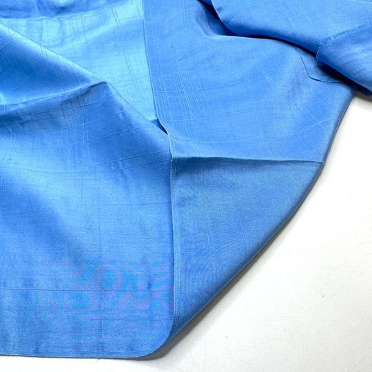 Sewing Serendipity - Slub In The Weave Silk Woven - Blue - 2.3M Bundle