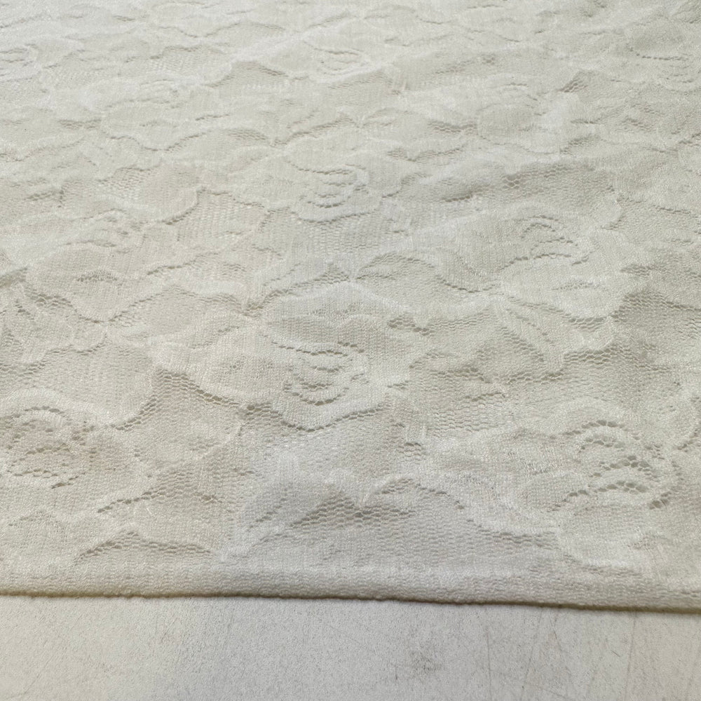 Daydreaming About Future Projects - Lace Synthetic Blend Knit - White Floral - 3M Bundle