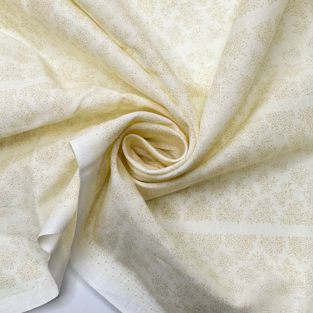 Sew Happy - Cotton Woven - Cream/Beige Abstract - 2.6M Bundle