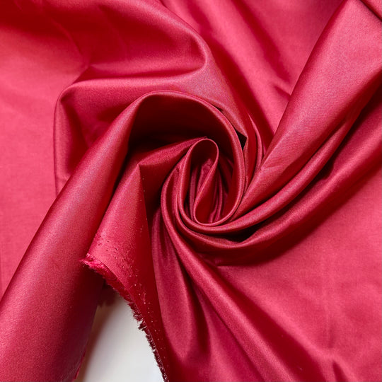 Big Projects Coming Up - Taffeta Poly Woven - Red - 3.7M Bundle