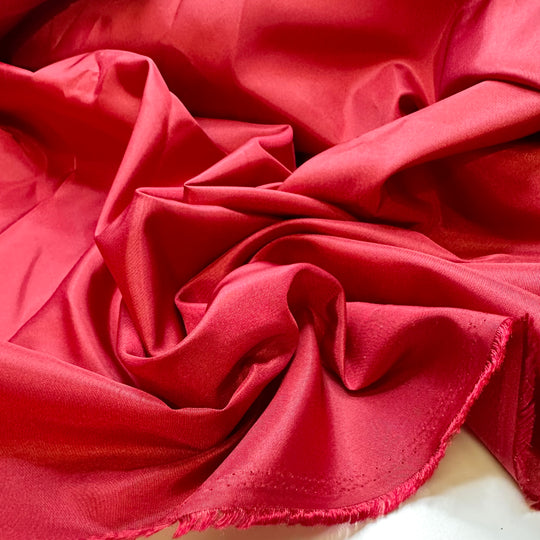 Big Projects Coming Up - Taffeta Poly Woven - Red - 3.7M Bundle