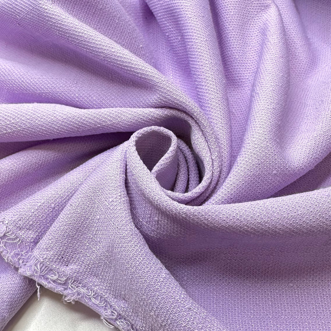 Making My It Outfit For 2024 - Slub In The Weave Sport Knit Poly Knit - Light Purple - 2.6M Bundle