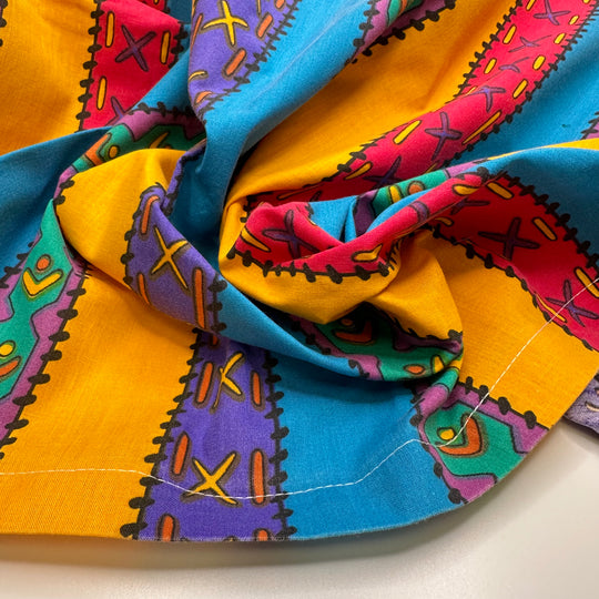 90s Baby - Cotton/Poly Woven - Multi Geometric - 1.6M Bundle