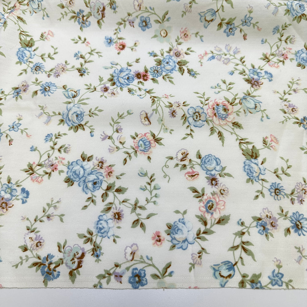 They Used Everything - Poly/Cotton Woven - Cream Multi Floral - 2.3M Bundle
