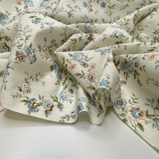 They Used Everything - Poly/Cotton Woven - Cream Multi Floral - 2.3M Bundle