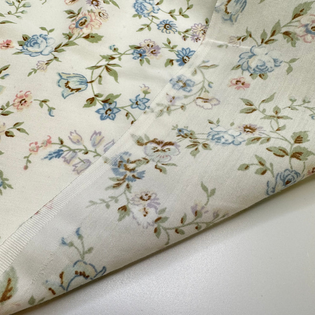 They Used Everything - Poly/Cotton Woven - Cream Multi Floral - 2.3M Bundle