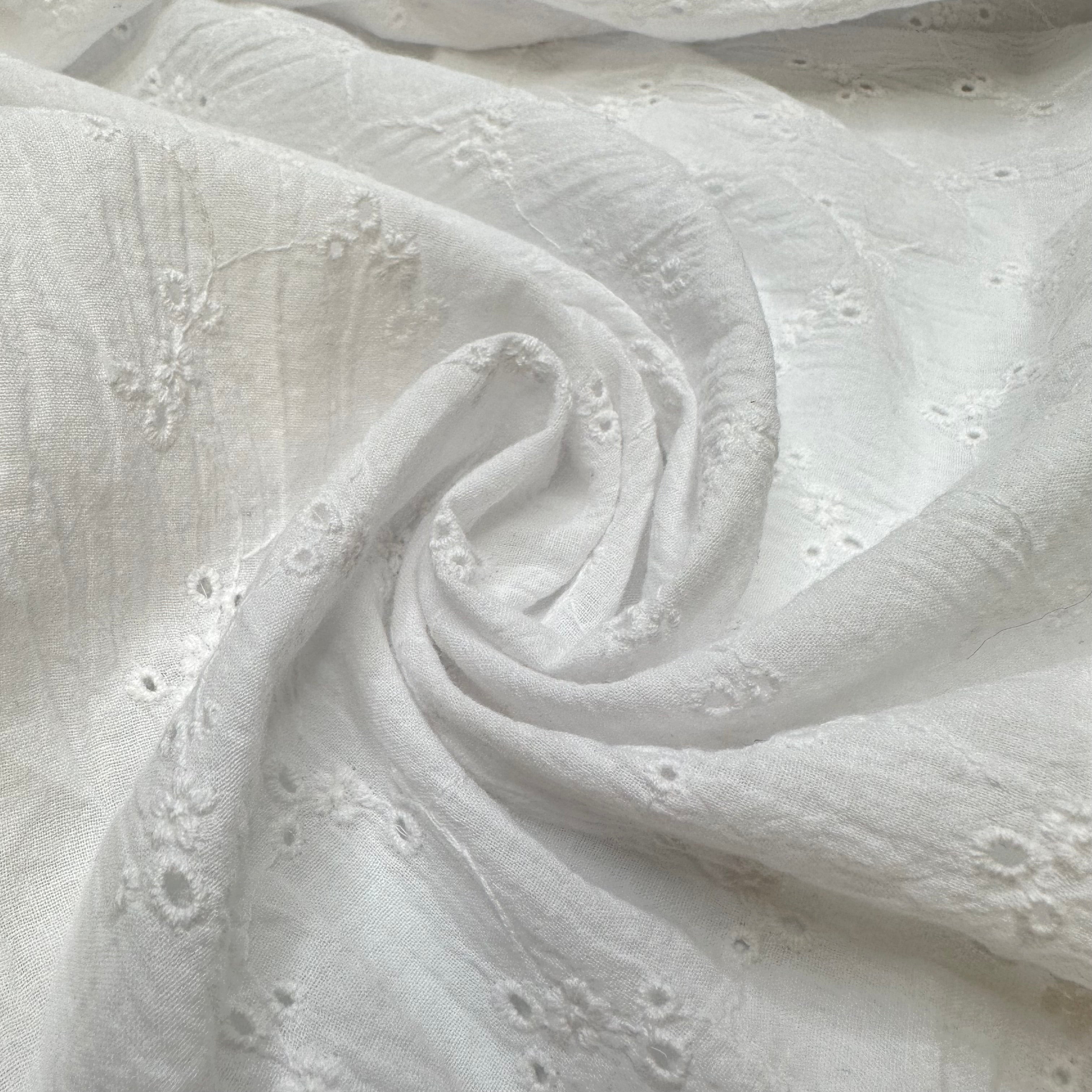 Transformation Through Embroidering - Embroidered Islet Cotton Blend ...