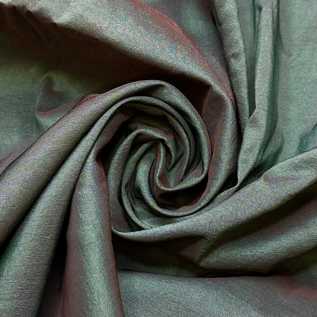 Into The Forest - Vintage Taffeta Poly Woven - Dark Green - 1.5M Bundle