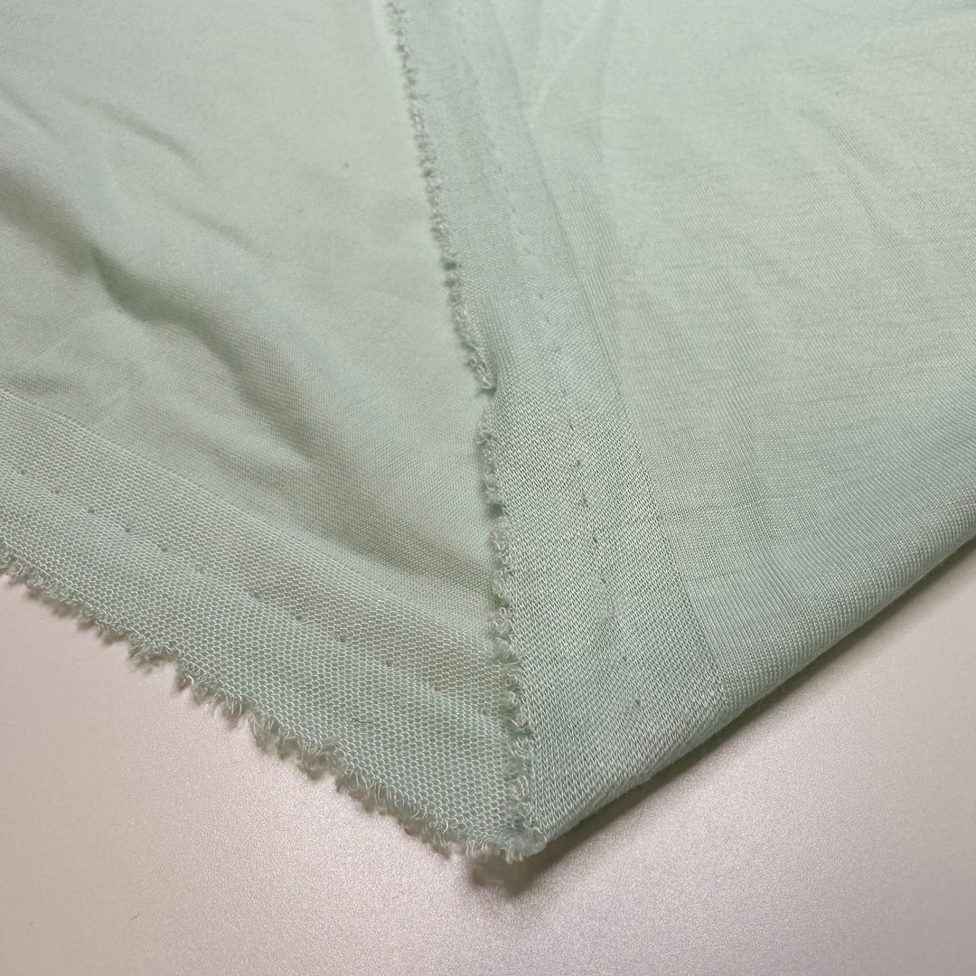 90s Kitchen Accessories - Vintage Jersey Cotton/Poly Knit - Ice Blue - 3.5M Bundle