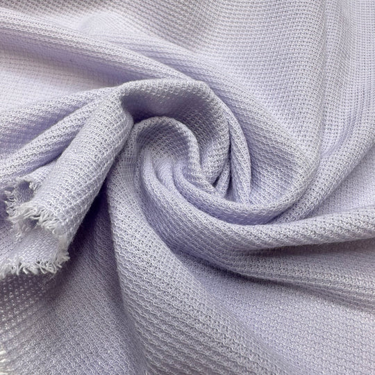 Soap Balls In The Bathroom - Vintage Waffle Knit Cotton Blend Knit - Light Lavender - 3M Bundle