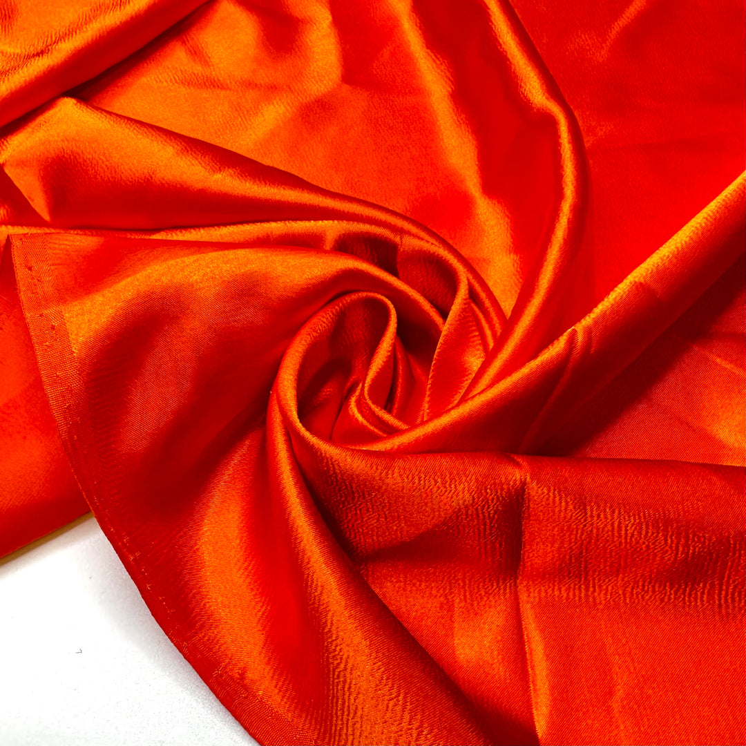 Warm Glow - Sateen Poly Woven - Orange - 0.9M Bundle