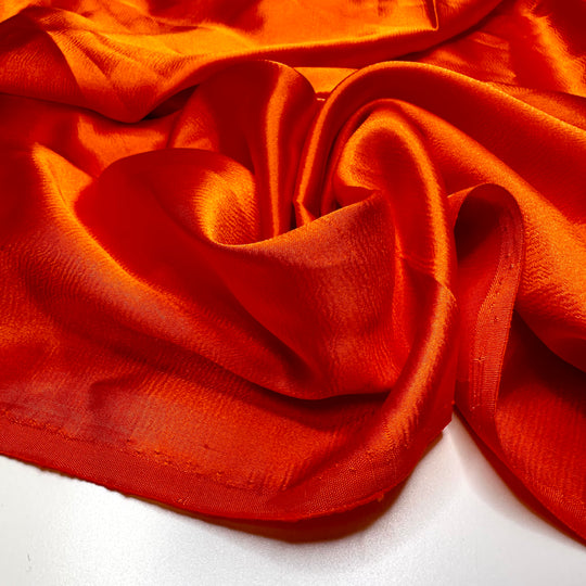 Warm Glow - Sateen Poly Woven - Orange - 0.9M Bundle