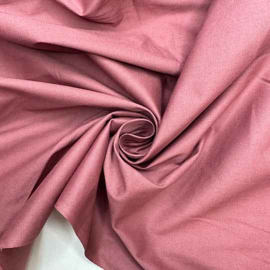 Drawn To A Close - Cotton/Spandex Woven - Pink/Dusky Rose - 1.3M Bundle