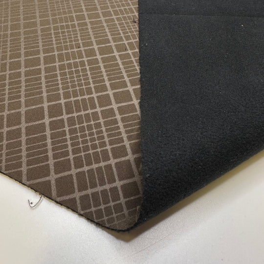 Gourmet Chocolate Bars - Water Resistant Softshell Poly/Nylon Woven - Light Brown Geometric - Bundles