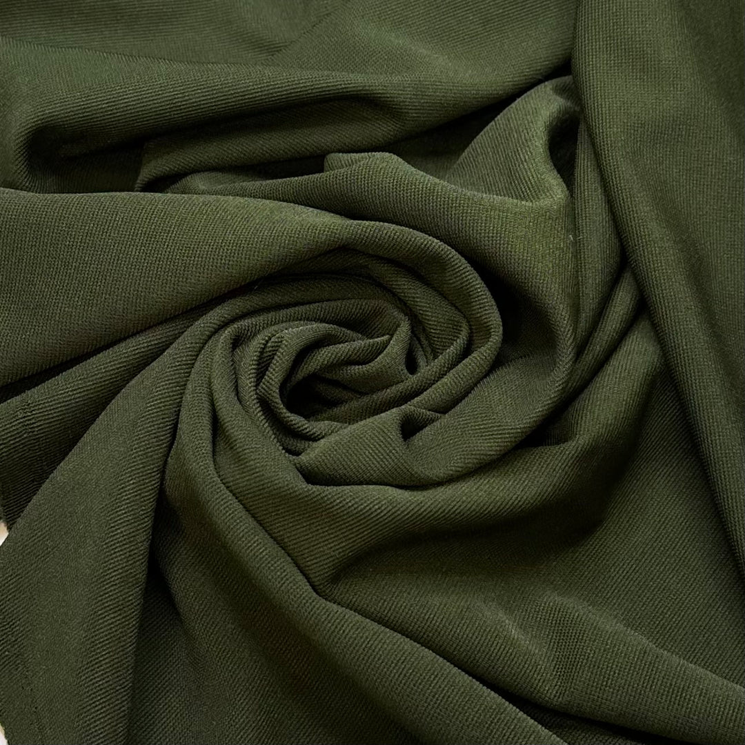 Matcha Chocolate - Polyester Blend Knit - Dark Green - 2.5M Bundle