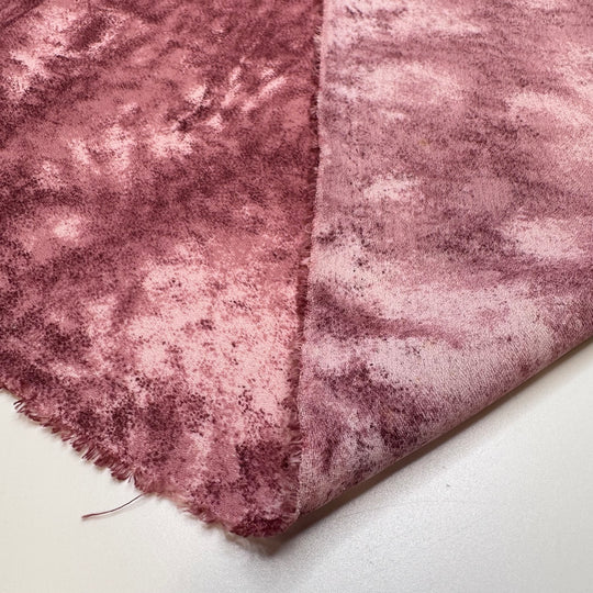 Raspberry Tart - Crepe Polyester Blend Woven - Pink Abstract - 2.5M Bundle