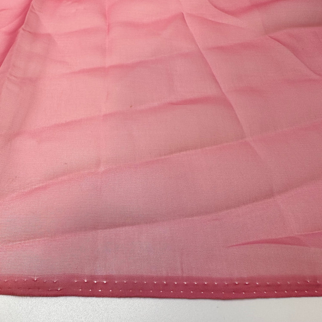 Fluffy Strawberry Cream - Chiffon Poly Woven - Pink - 3M Bundle
