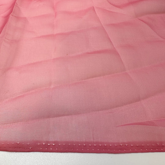 Fluffy Strawberry Cream - Chiffon Poly Woven - Pink - 3M Bundle