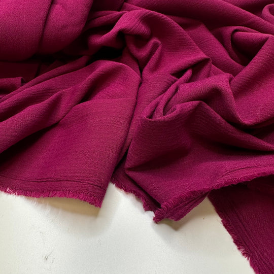 Raspberry Jam - Polyester Blend Woven - Dark Magenta - 3.1M Bundle