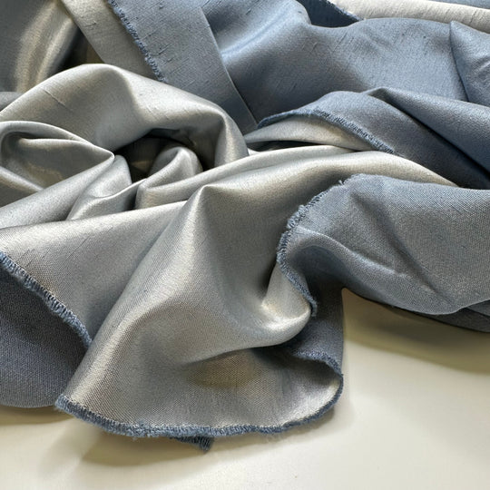 Over Ice - Sateen Cotton Woven - Light Blue - 4M Bundle
