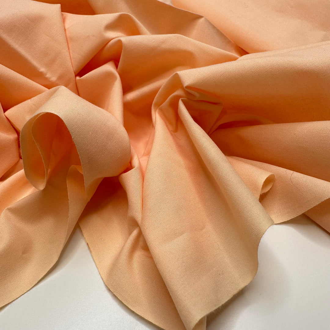Cream Rose - Cotton Blend Woven - Light Peach - 2M Bundle