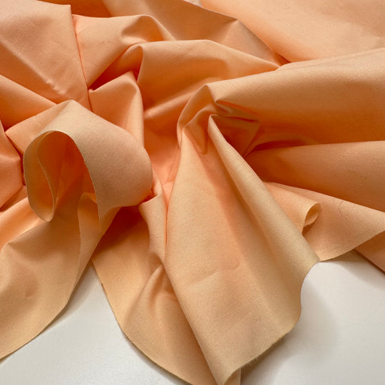 Cream Rose - Cotton Blend Woven - Light Peach - 2M Bundle