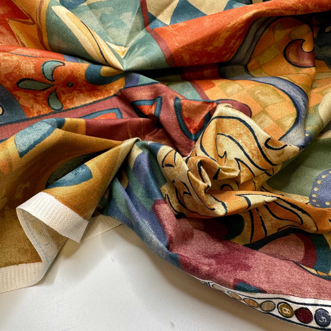 Kaleidoscope - Fire Retardent Cotton Blend Woven - Multi Abstract - Bundles