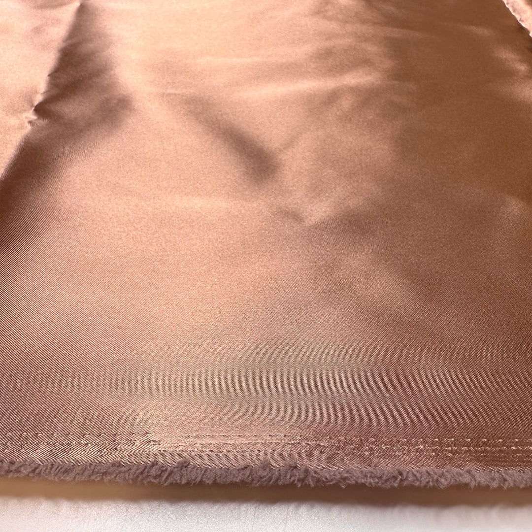 Metallic Needle - Polyester Blend Woven - Light Brown - 1.8M Bundle