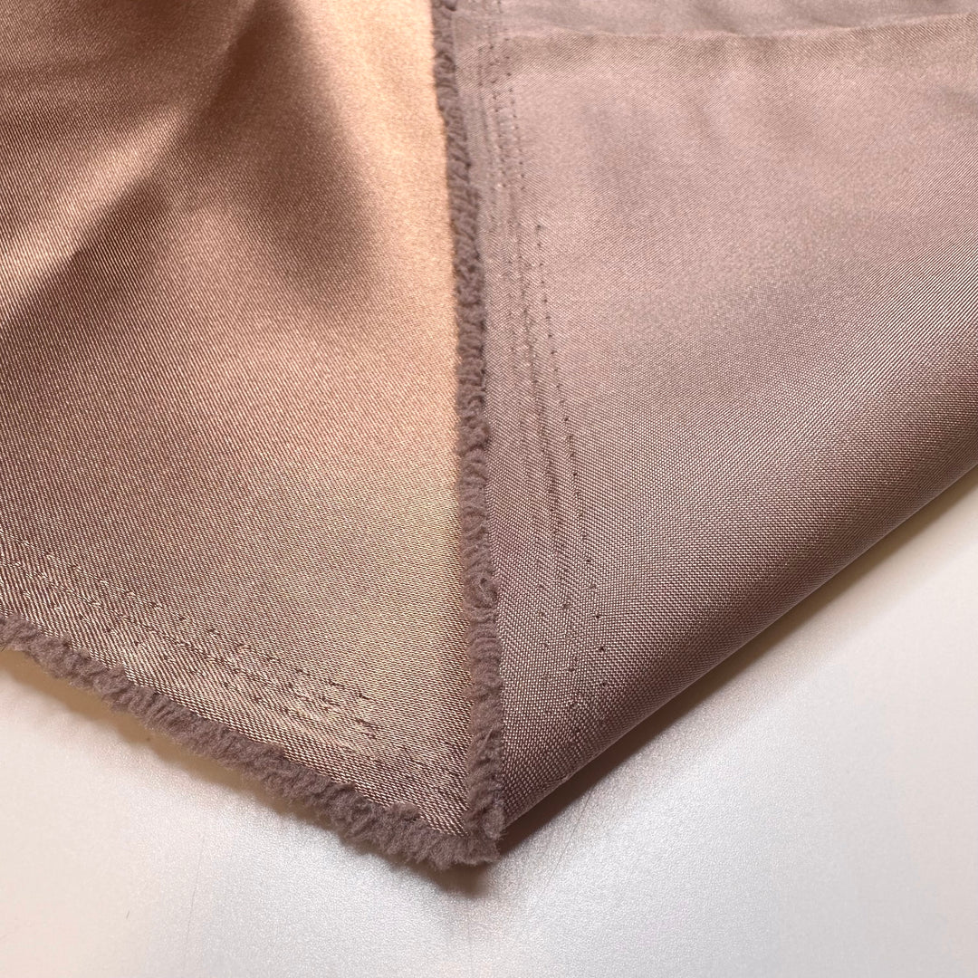 Metallic Needle - Polyester Blend Woven - Light Brown - 1.8M Bundle