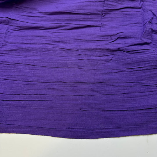 Diva Diva Diva - Crinkle Cotton Woven - Purple - 1.35M Bundle