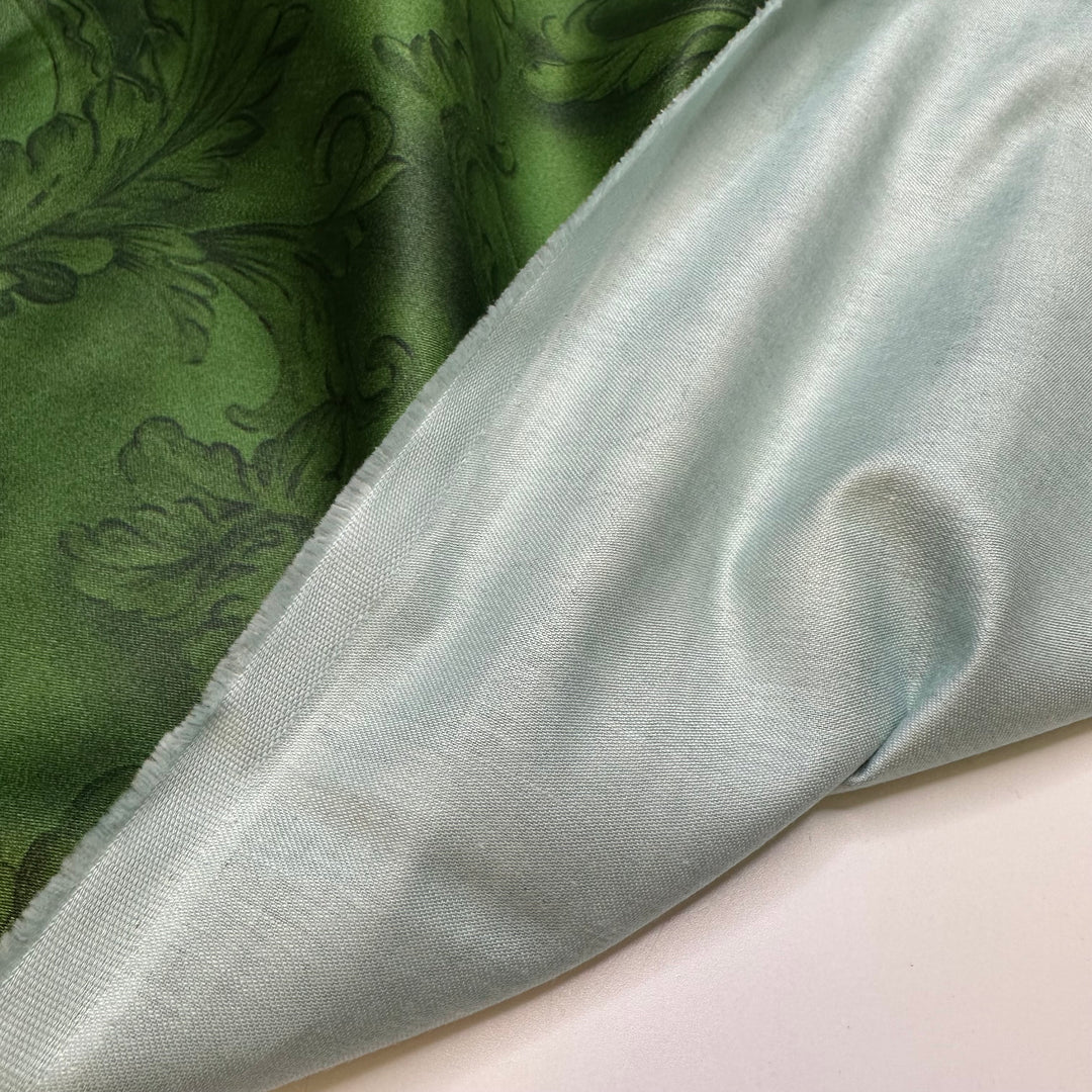 Envious Of Your Quilting Skills - Cotton Woven - Dark Green Damask - 3.2M Bundle