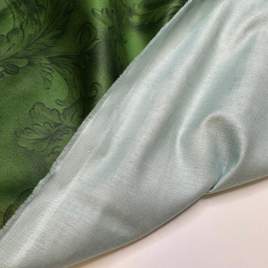 Envious Of Your Quilting Skills - Cotton Woven - Dark Green Damask - 3.2M Bundle