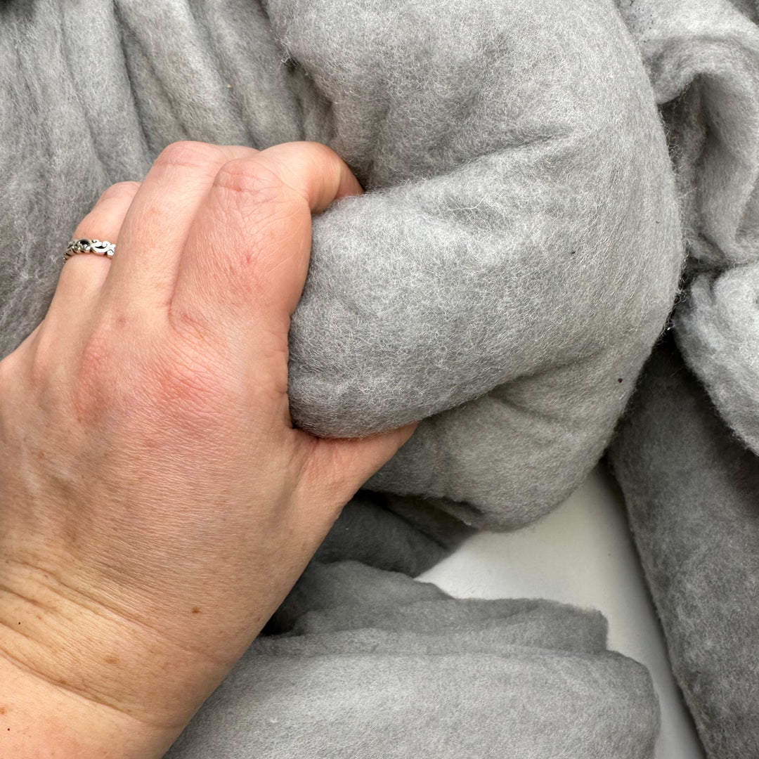 It Is Inside That Counts - Batting Poly Knit - Light Grey - Bundles