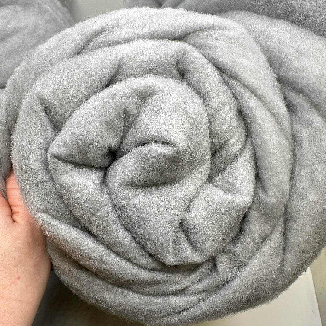 It Is Inside That Counts - Batting Poly Knit - Light Grey - Bundles