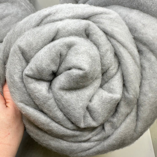 It Is Inside That Counts - Batting Poly Knit - Light Grey - Bundles