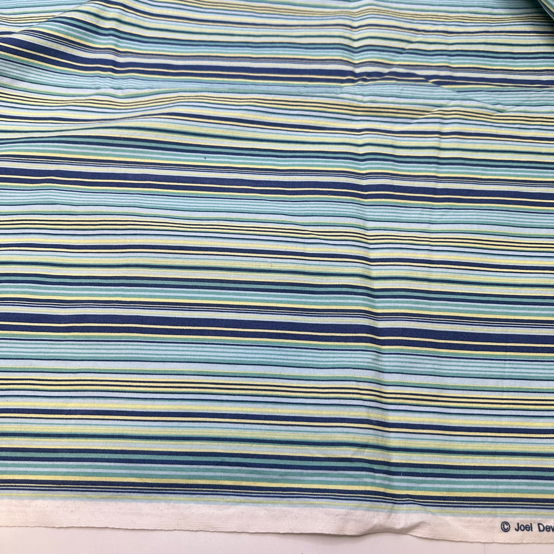 UB - Winter Temperatures - Cotton Woven - Blue Multi Stripes - 1.3M Bundle