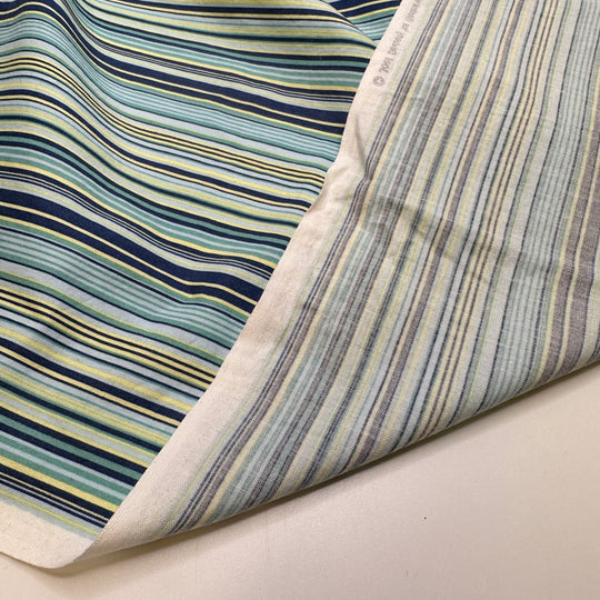 UB - Winter Temperatures - Cotton Woven - Blue Multi Stripes - 1.3M Bundle