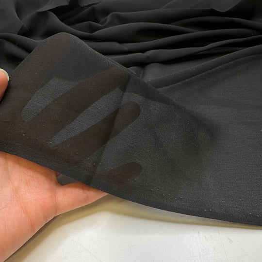 Night Out - Crepe Poly Woven - Black - 1.1M Bundle