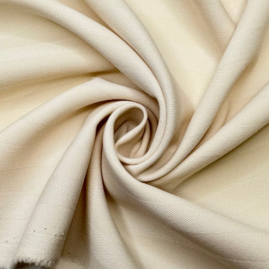 Self Care Kit - Pinstripe Polyester Blend Woven - Cream - 3M Bundle