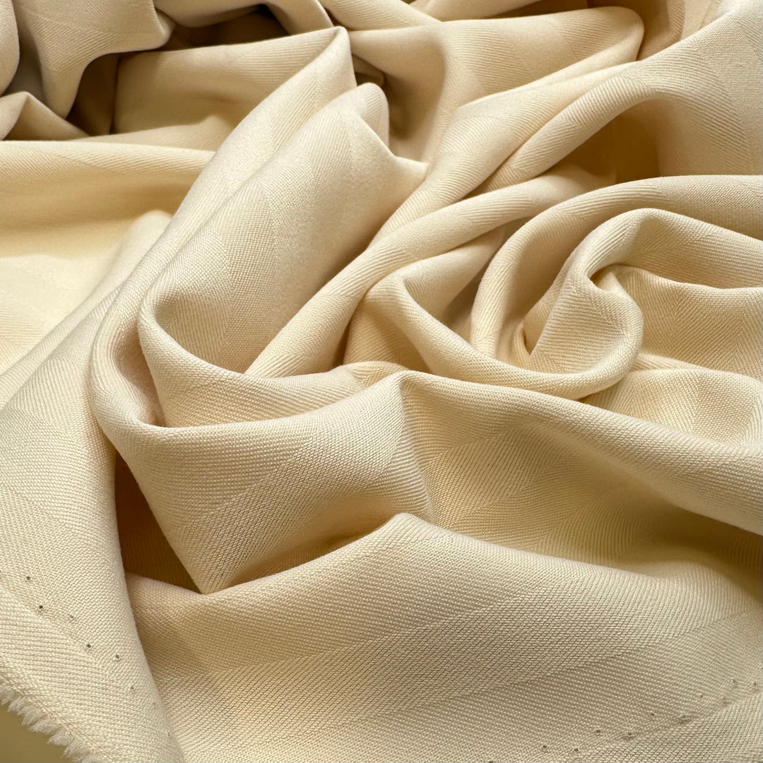 Self Care Kit - Pinstripe Polyester Blend Woven - Cream - 3M Bundle