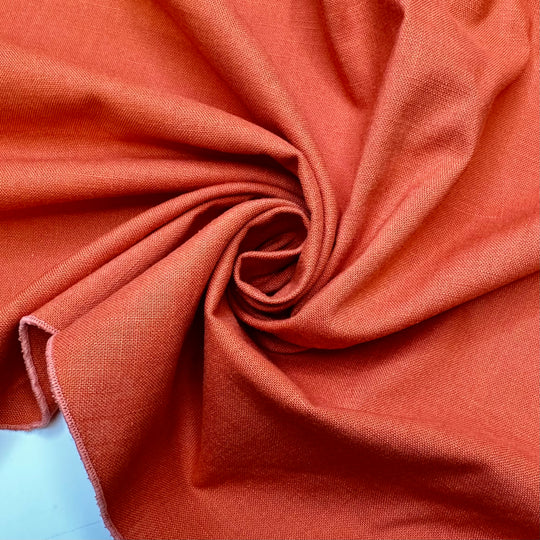 Creating Poems With Orange - Poly/Cotton Woven - Orange - 1M Bundle