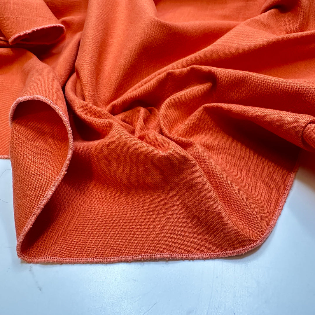 Creating Poems With Orange - Poly/Cotton Woven - Orange - 1M Bundle