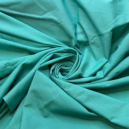 Clear Skies When Im With You - Polyester Blend Woven - Teal - 4M Bundle