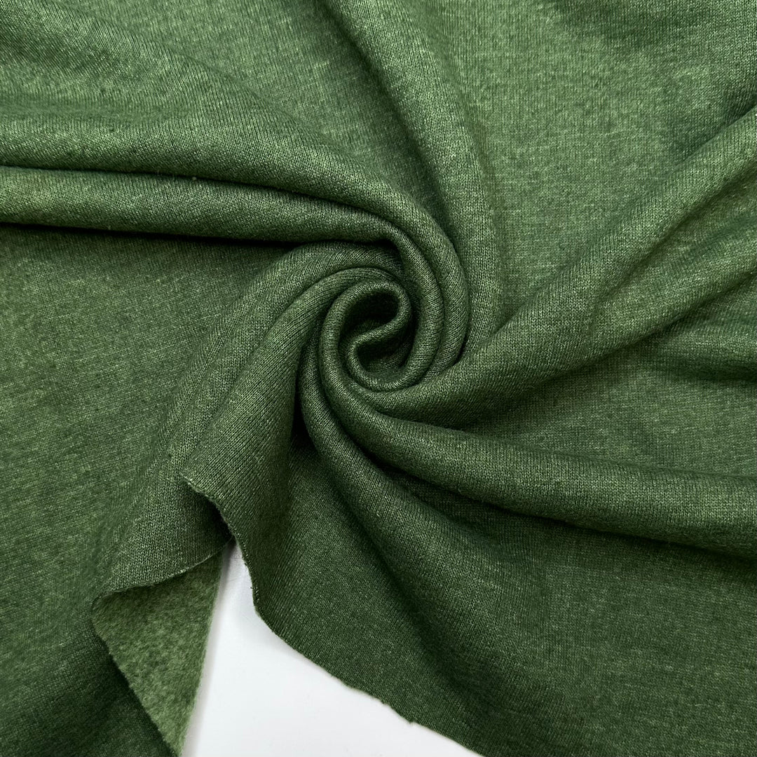 Hiking Partner - Jersey Fleece Hemp Blend Knit - Green - 0.8M Bundle