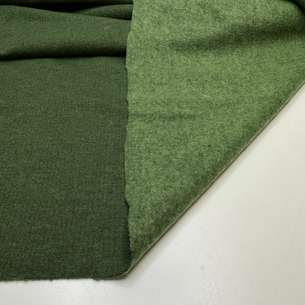 Hiking Partner - Jersey Fleece Hemp Blend Knit - Green - 0.8M Bundle